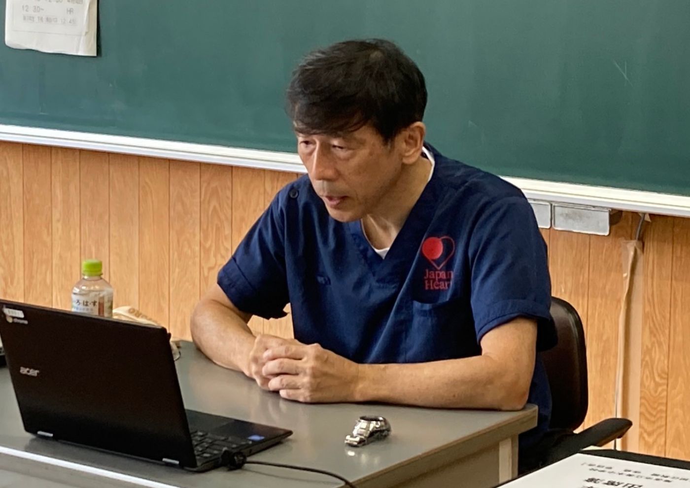 最後の一時帰国時における地元中学生への講演について㊵
