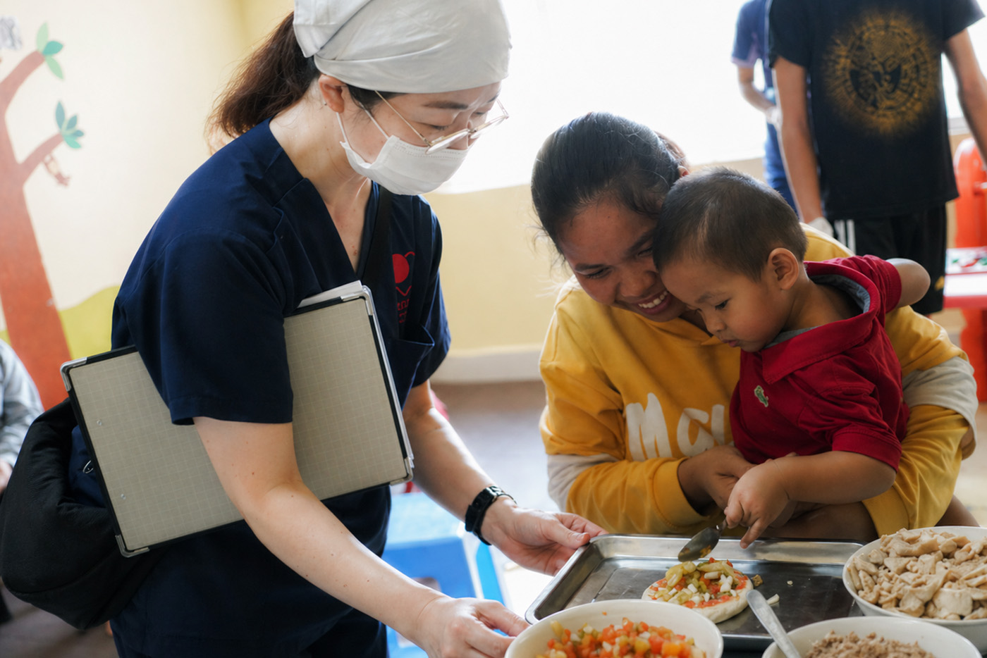 栄養士として参加する